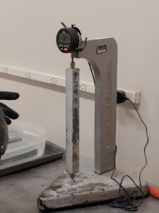 photo of an alkali silica reaction testing piece of equipment