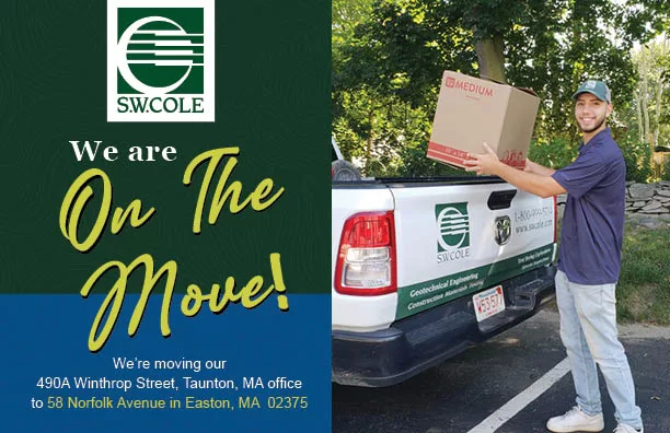 we are on the move! we're moving our 490A Winthrop Street, Taunton, MA office to 58 Norfolk Avenue in Easton, MA 02375