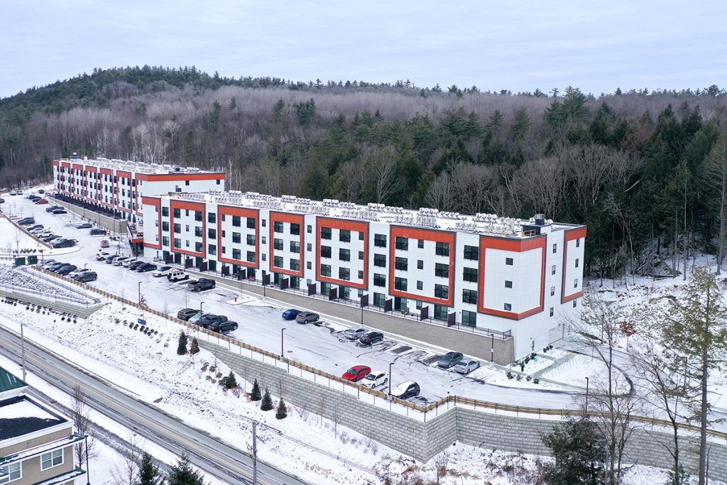 Completed multifamily residential project
